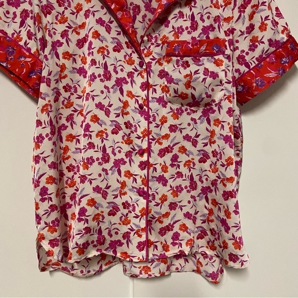 Ann Taylor floral pajama Top Size M - Picture 4 of 7